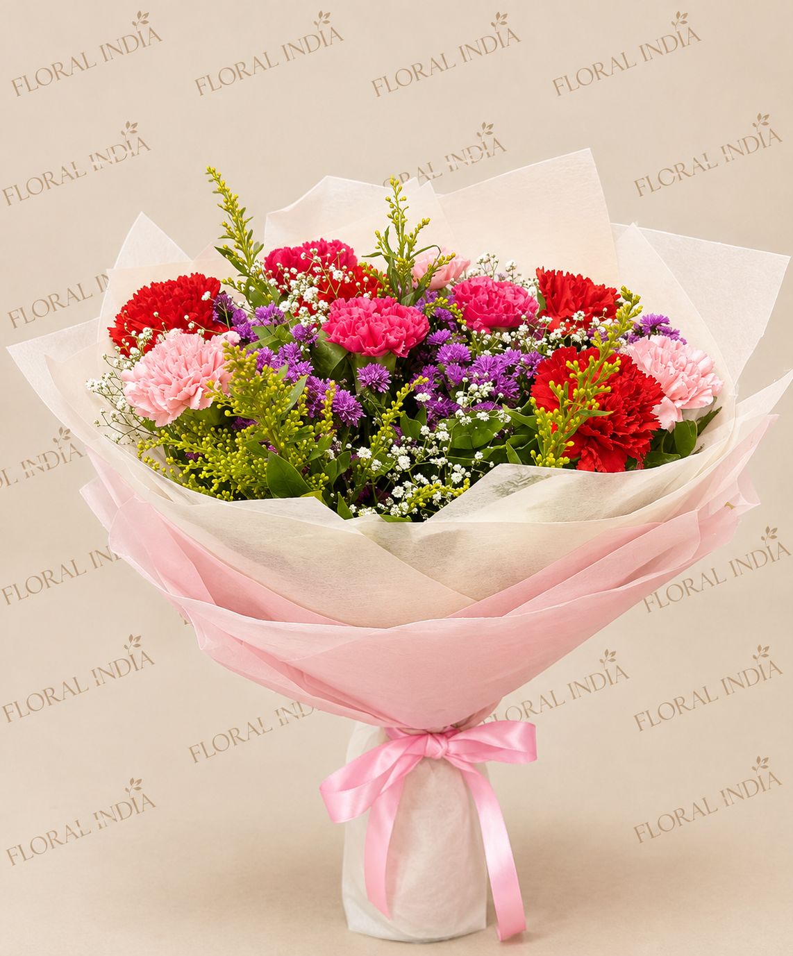 Colorful Carnation Celebration Bouquet