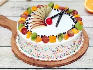 fresh fruit cake