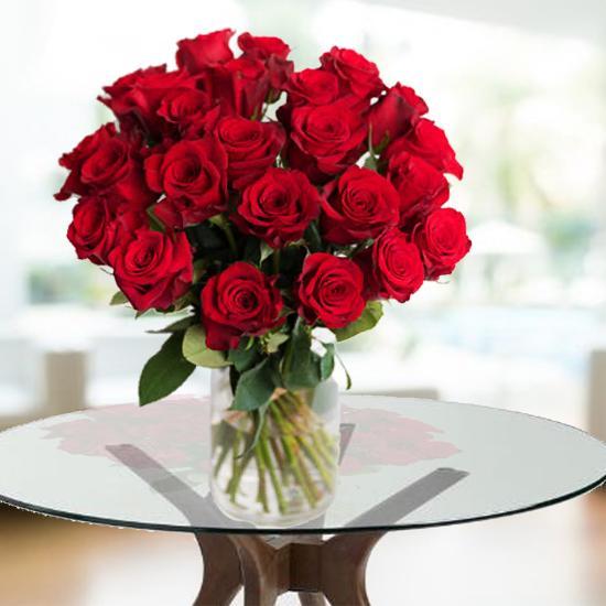 The Old School Red Roses Bouquet