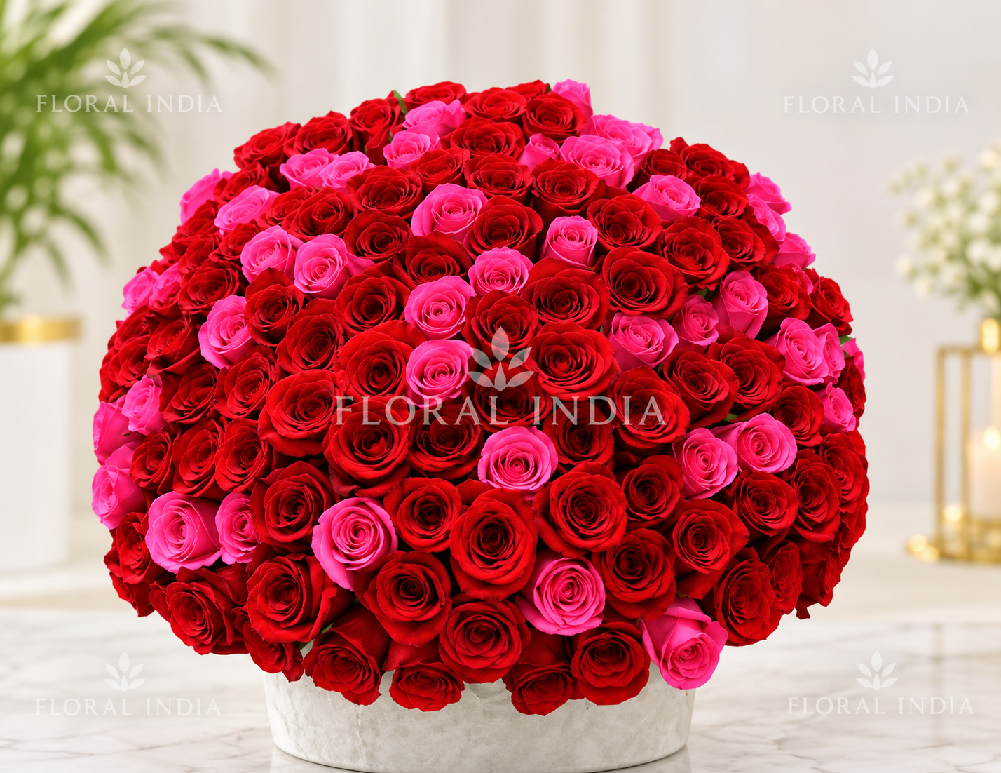 50 Shades Of Red Bouquet