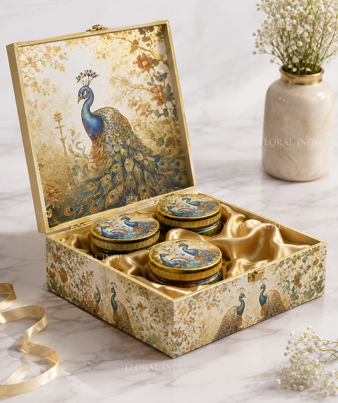 Peacock Dry Fruit Box