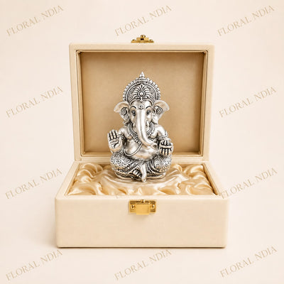 Lord GaneshaSilver Plated Idol