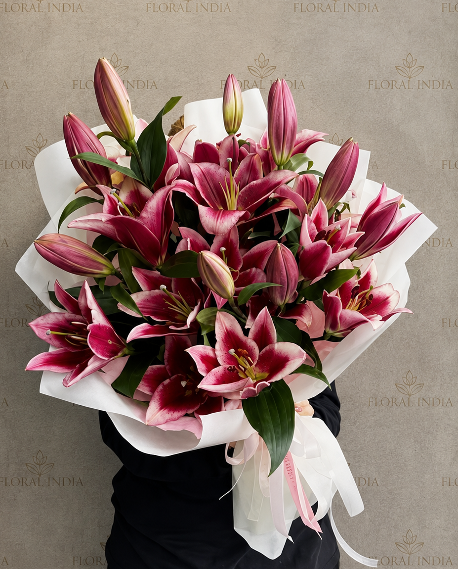 Rosy Lily Cascade