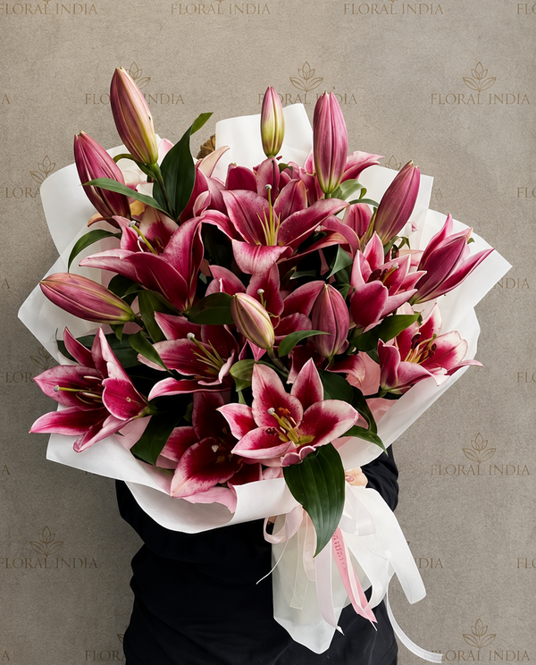 Rosy Lily Cascade