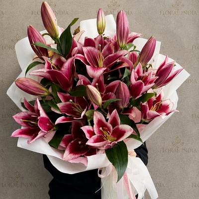 Rosy Lily Cascade