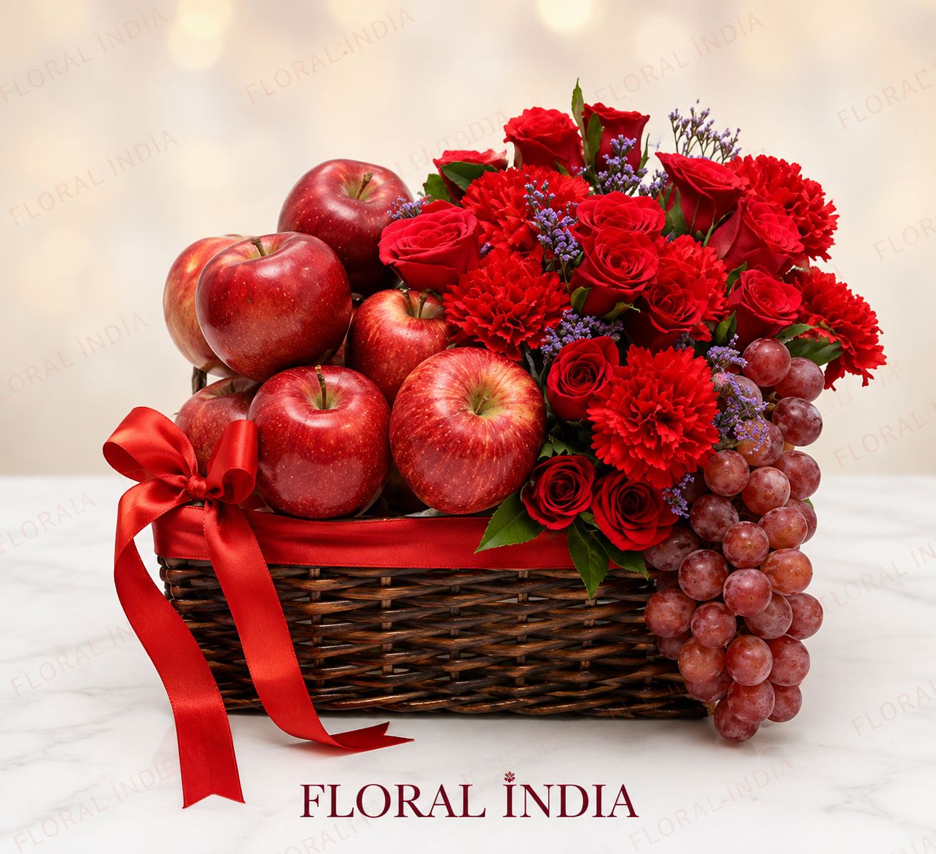 Elegant Fruit Charm Basket