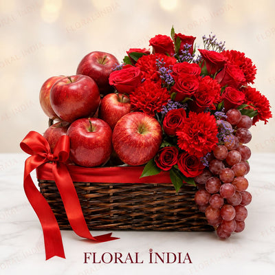Elegant Fruit Charm Basket
