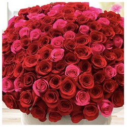 50 Shades Of Red Bouquet