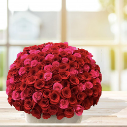 50 Shades Of Red Bouquet