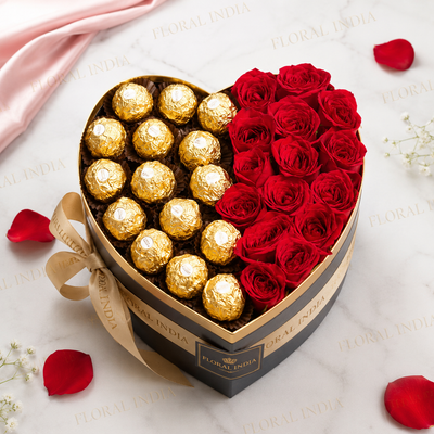 Rosy Chocolate Elegance