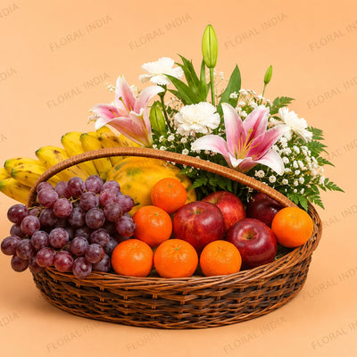 Tropical Bloom Fruit Arrangement