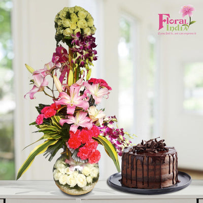 A Melange Of Colours Bouquet
