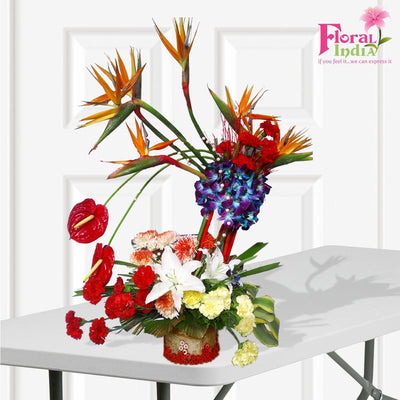 A Bouquet That's A Spectrum Of Colours