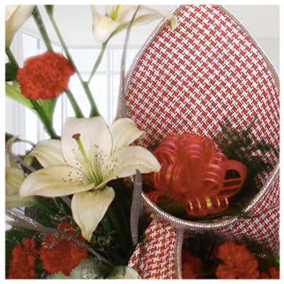 The Bouquet Of Beaming Asiatic Lilies & Carnations