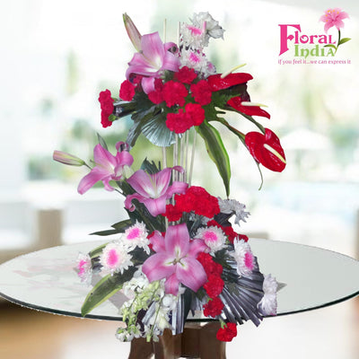 The Colours Of Love Valentine Bouquet