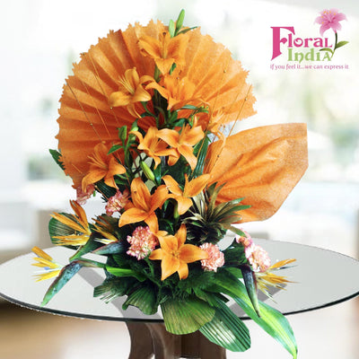 The Vibrant Copper Bouquet