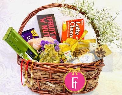 chocolate nuts basket