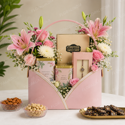 Festive Elegance Gift Basket