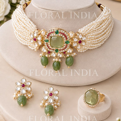 Gold-Plated Kundan-Studded Jewellery Collection