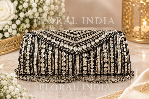 Embroidered Designer Clutch Purse