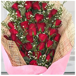 The Quintessential Red Valentines Bouquet