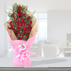 The Quintessential Red Valentines Bouquet